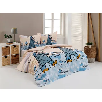 Povlečení Matějovský Josef Lada Švejk 140 x 200, 70 x 90 cm zipový uzávěr