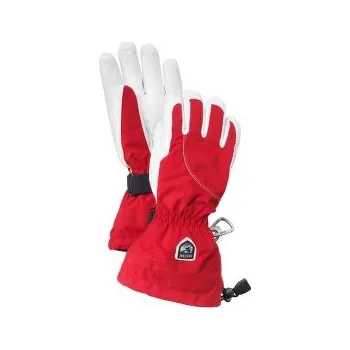 Rukavice Hestra Heli Ski Women Rod/Offwhite červená 5