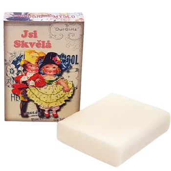 Mýdlo Soap Luxusní přírodní mýdlo s vůní v dekorovaném obalu, Jsi skvělá - 40 g