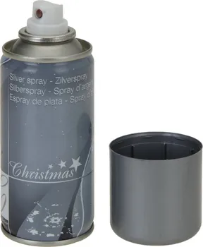 Vánoční dekorace Koopman International Dekorační sprej stříbrný 150ml