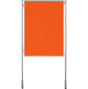 Informační tabulka Textilní paraván ekoTAB oranžový 1500x1000 + doprava zdarma