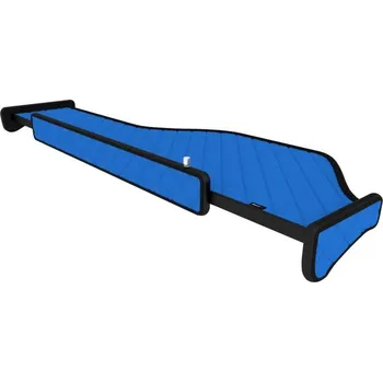 Polička dlouhá DAF XF106, LED, modrá koženka