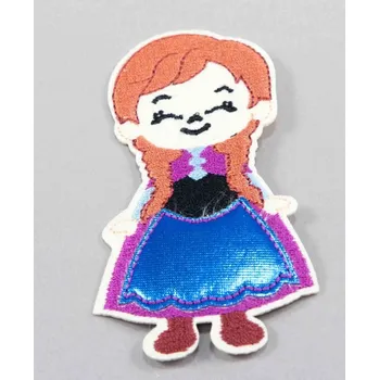 Nášivka Nažehlovací záplata - princezna Anna - rozměr 10 cm x 5,5 cm