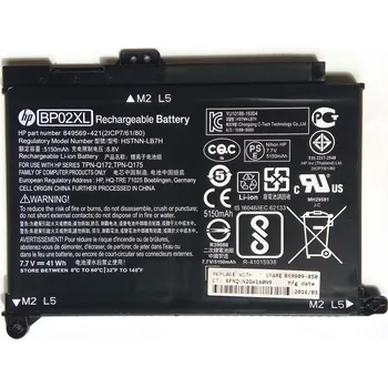 Baterie k notebooku HP BP02XL Baterie HP BP02XL pro HP Pavilion 15-AU 15-AU051NW 15-AU071NW 15-AU102NW 15-AU107NW 15-AW 15-AW010NW 7,7V 5300mAh - originální