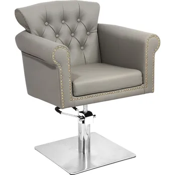 Kadeřnické křeslo KLIRA PLUS Kadeřnické křeslo Berlín Barva: Šedá