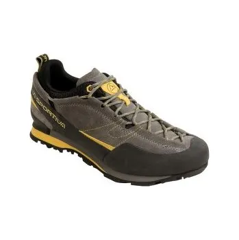 Pánská treková obuv La Sportiva Boulder X Grey/Yellow šedá 39,5 EU
