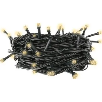 Vánoční dekorace ISO 11362 Vánoční osvětlení 100 LED, 3W teplá bílá 10 m