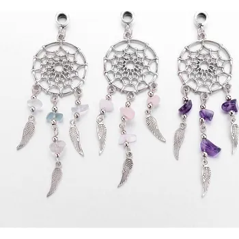 Lapač snů Přívěsek na řetízek lapač snů - TOPBEADS (Korálek s přívěskem dreamcatcher lapač snů na řetízek, šňůrku, náramek)