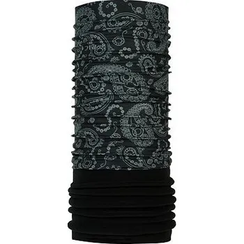 Čepice Nákrčník PAC RECYCLED FLEECE Paisley Black velikost O/S