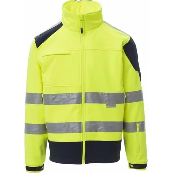 pracovní bunda PAYPER SCREEN HiVis softshell bunda žlutá - v. L
