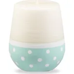 Bílo-tyrkysová svíčka Unipar Sweetness, doba hoření 32 h ID_1390751