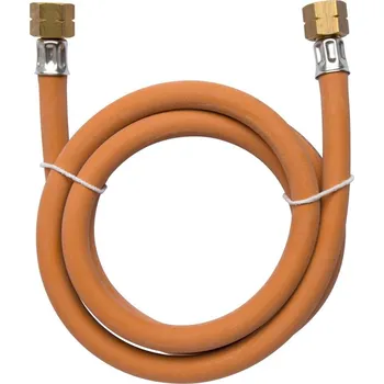 Plynová hadice Propojovací středotlaká gumová hadice G3/8 x G3/8, GOK Délka: 1500 mm