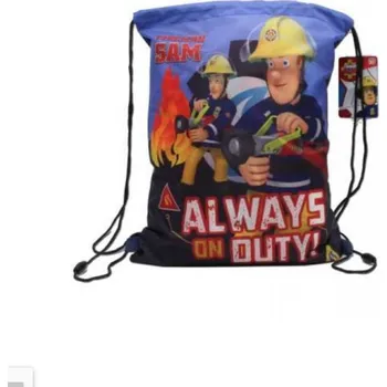 Dětský batoh Sáček na přezůvky Požárník Sam modrá