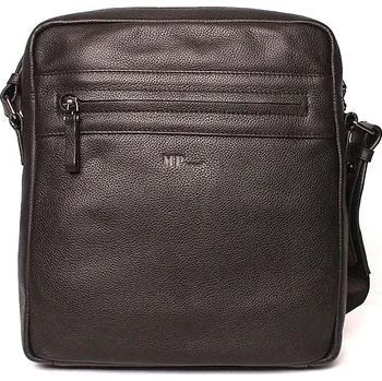 Kabelka Pánská velká kvalitní kožená crossbody taška Marta Ponti C49 černá | KabelkyproVas.cz