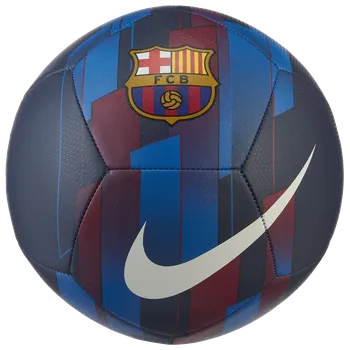 Fotbalový míč NIKE FC Barcelona Pitch tmavě modrá/vínová 4