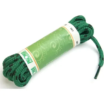 Tkaničky do bot Proma Šněrovadla (tkaničky) Sport kulatá 170p zeleno-černá 100 cm