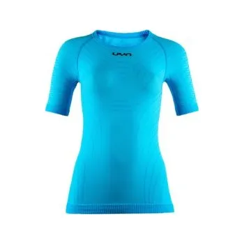 Dámské tričko UYN Motyon 2.0 UW Shirt SS Women Aquarius modrá L/XL