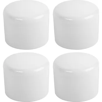 Příslušenství k židli Walteco Krytka, průměr 30mm, plast, bílá, 4 ks