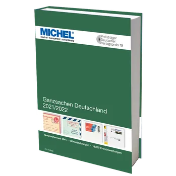 Poštovní známka Poštovní celiny / Ganzsachen Deutschland 2021/2022 MICHEL katalog známek