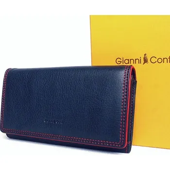 Peněženka Luxusní tmavěmodrá kožená peněženka Gianni Conti no. 588373