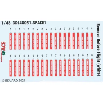 Plastikový model 1/48 Remove Before Flight (white) SPACE