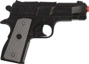 Dětská zbraň Gonher Policejní pistole černá kovová