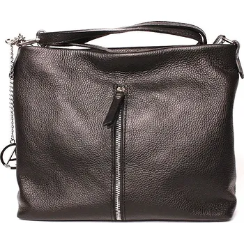 Kabelka Dámská luxusní kožená crossbody kabelka Alex&Co (Gianni Conti) 815 černá | KabelkyproVas.cz