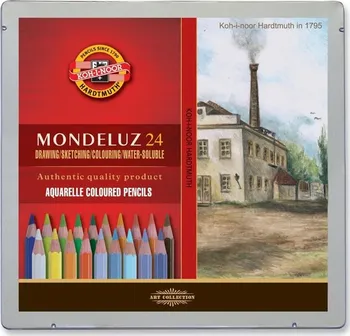 Pastelka KOH-I-NOOR Mondeluz Akvarelové pastelové tužky krajina 3724 24 ks