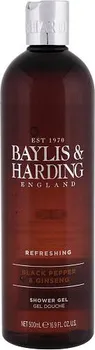 Sprchový gel Baylis & Harding For Him Black Pepper & Ginseng sprchový gel 500 ml