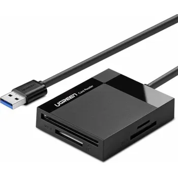 Čtečka paměťových karet Ugreen 30231 čtečka karet USB 3.2 Gen 1 (3.1 Gen 1) Černá