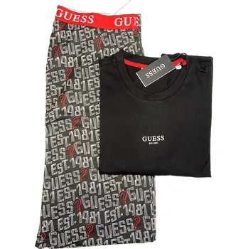 Pánské pyžamo Pánské pyžamo U1BX01JR018 - P59S - Tmavě modrá - Guess tmavě modrá M