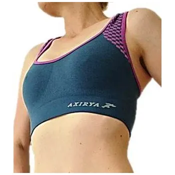 AXIRYA - Bezešvá sportovní podprsenka / top - denim+lilla/S/M
