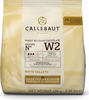 Čokoláda Callebaut Bílá čokoláda 28 % 400 g