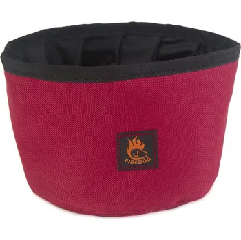 Miska pro psa Firedog Cestovní miska 2,0 L vínová