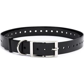 Obojek pro psa Dogtrace plastový obojek s okem, černý - 25 mm x 55 cm