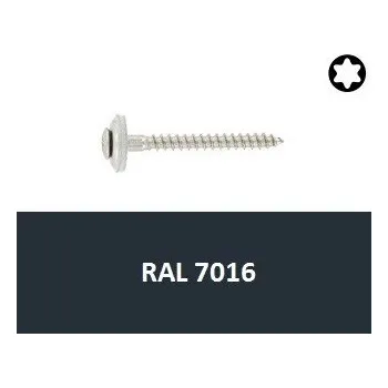 Vrut Vrut s podl. 15mm, nerez A2 4,5x35 Torx RAL7016 (Art.8790) 10ks