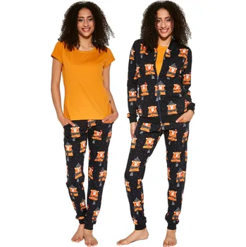 Dámské pyžamo 465/292 Bear 2 - CORNETTE černá S