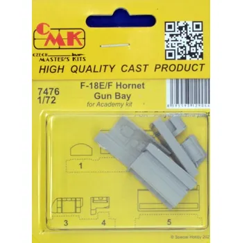 Plastikový model CMK 1/72 F-18E/F Hornet Gun Bay (ACAD)