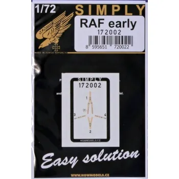 Plastikový model HGW 1/72 Seatbelts RAF early (SIMPLY)
