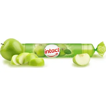 Doplněk stravy Intact rolička hrozn.cukr s vit. C ZELENÉ JABLKO 40 g