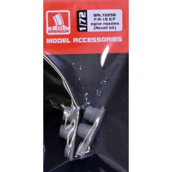 Plastikový model 1/72 F/A-18 E/F engine nozzles set (REV)