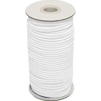 Kulatá pruženka Ø4 mm BREX, barva Bílá