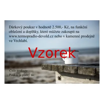 Dárkový potravinový koš termopradlo.com Dárkový certifikát 2500 Kč