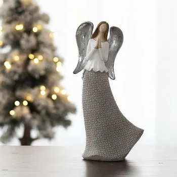 Soška andílka modlící 25 cm (Anděl strážný)