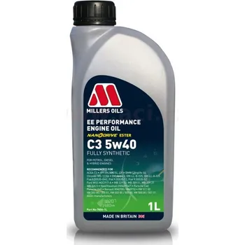 Motorový olej MILLERS OILS EE PERFORMANCE C3 5w40, plně syntetický, 1 l, MI 78061