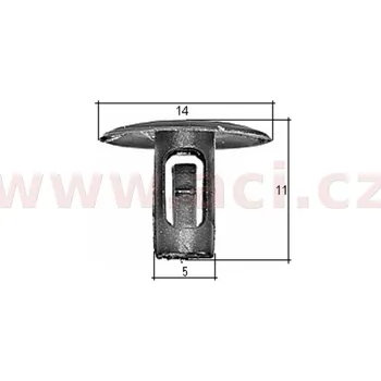 Autodíl plastová příchytka (sada 10 ks), UP 71529