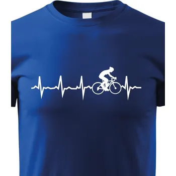 Chlapecké tričko Dětské tričko tep cyklisty, Barva Modrá, Velikost 110 cm/4 roky, Canvas Dětské tričko Bezvatriko.cz 0151