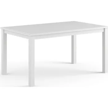 Jídelní stůl Rozkládací jídelní stůl z masivu borovice Belluno Elegante - bílá