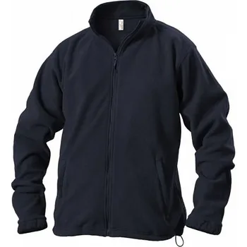 Pánská mikina Fleecová mikina na zip, tmavá modrá 403221X