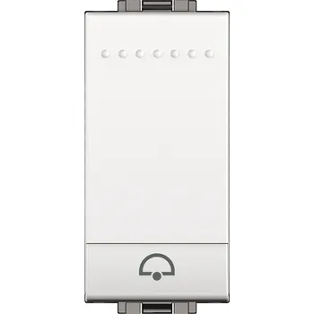 vypínač Spínač BTICINO N4042N LLT tlač.1M bílá N4042N